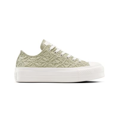 Converse Chuck Taylor All Star Lift Platform Textured Material - Zelena - Superge Converse Chuck Taylor All Star Lift Platform Textured Material - Zelena - Superge