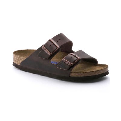 Birkenstock Arizona NU Oiled SFB Habana Narrow Fit - Rjav - Sandali Birkenstock Arizona NU Oiled SFB Habana Narrow Fit - Rjav - Sandali