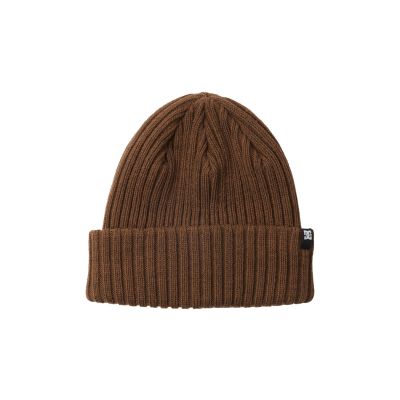 DC Shoes Fish N Destroy 2 Cuffed Beanie Dark Earth - Rjav - kapa