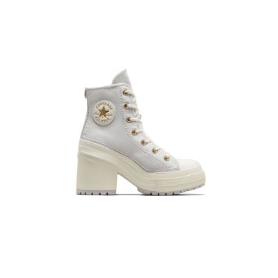 Converse Chuck 70 De Luxe Heel Platform Crafted Stitching - Siva - Superge Converse Chuck 70 De Luxe Heel Platform Crafted Stitching - Siva - Superge