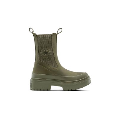 Converse Chuck Taylor All Star Lugged Heel Chelsea Boot Mono Suede - Zelena - Superge Converse Chuck Taylor All Star Lugged Heel Chelsea Boot Mono Suede - Zelena - Superge