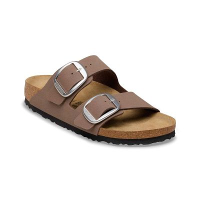 Birkenstock Arizona Big Buckle Birkibuc Regular Fit Mocca - Rjav - Sandali Birkenstock Arizona Big Buckle Birkibuc Regular Fit Mocca - Rjav - Sandali