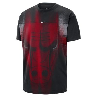 Nike Chicago Bulls Men's Basketball T-Shirt Black - Črna - Majica s kratkimi rokavi Nike Chicago Bulls Men's Basketball T-Shirt Black - Črna - Majica s kratkimi rokavi