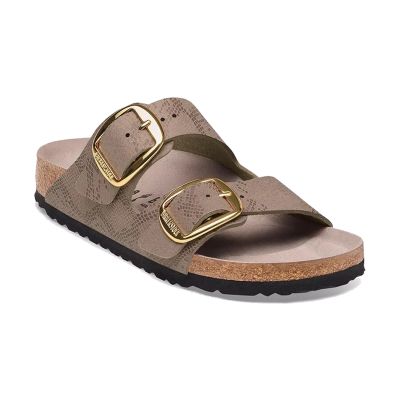 Birkenstock Arizona Big Buckle Synthetics Regular Fit Python Gray Taupe - Siva - Sandali Birkenstock Arizona Big Buckle Synthetics Regular Fit Python Gray Taupe - Siva - Sandali