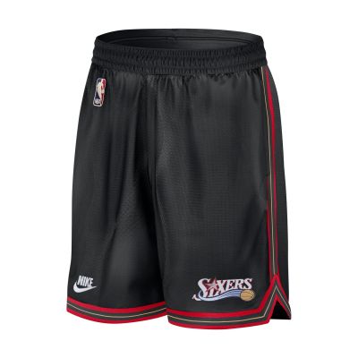 Nike Dri-FIT NBA Philadelphia 76ers DNA 2025/26 Hardwood Classics 8" Shorts - Črna - Kratke hlače