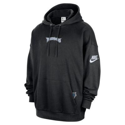 Nike Club NBA Minnesota Timberwolves 2025/26 Hardwood Classics Premium Pull-Over Hoodie - Črna - Jopa s kapuco