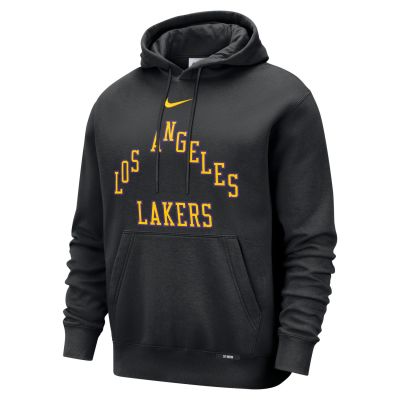 Nike Basketball Club Los Angeles Lakers City Edition Pull-Over Hoodie - Črna - Jopa s kapuco