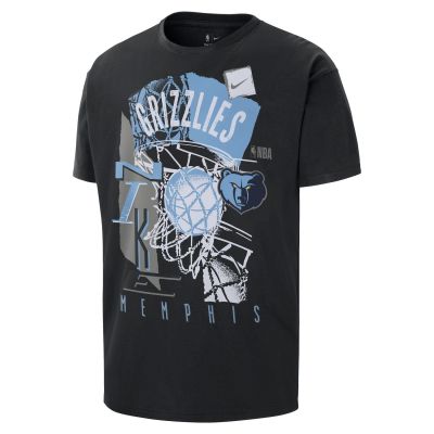 Nike NBA Memphis Grizzlies Courtside Vintage Tee Black - Črna - Majica s kratkimi rokavi Nike NBA Memphis Grizzlies Courtside Vintage Tee Black - Črna - Majica s kratkimi rokavi