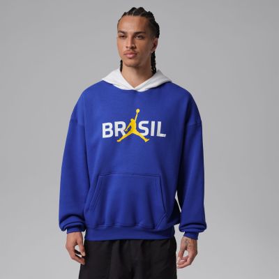 Jordan Brooklyn Fleece Pullover Hoodie Old Royal - Modra - Jopa s kapuco Jordan Brooklyn Fleece Pullover Hoodie Old Royal - Modra - Jopa s kapuco