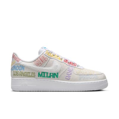 Nike Air Force 1 '07 LV8 "World Tour - White" - Bela - Superge Nike Air Force 1 '07 LV8 "World Tour - White" - Bela - Superge
