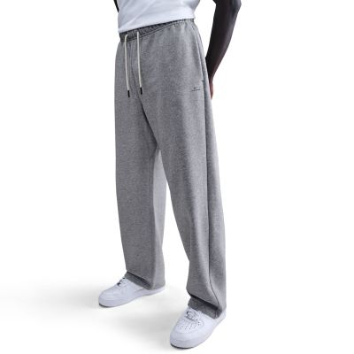 Nike Standard Issue Therma-FIT Brushed Open-Hem Basketball Pants Grey - Siva - Hlače