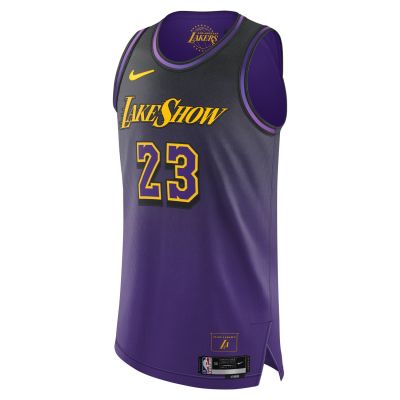 Nike Dri-FIT ADV NBA LeBron James Los Angeles Lakers 2024/25 City Edition Authentic Jersey - Vijolična - Jersey