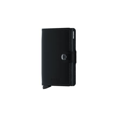 Secrid Miniwallet Matte Black - Črna - Dodatki Secrid Miniwallet Matte Black - Črna - Dodatki