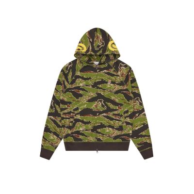 ICECREAM Smiley Tiger Stripe Full Zip-Trough Hoodie - Večbarvna - Jopa s kapuco ICECREAM Smiley Tiger Stripe Full Zip-Trough Hoodie - Večbarvna - Jopa s kapuco