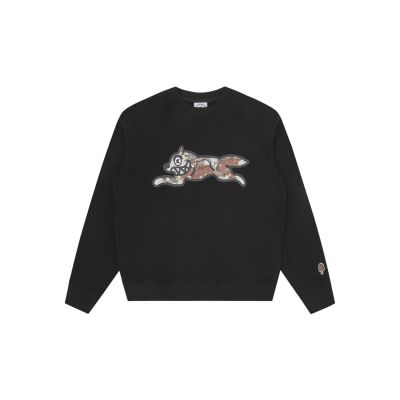 ICECREAM Choc Chip Running Dog Crewneck - Črna - Jopa s kapuco ICECREAM Choc Chip Running Dog Crewneck - Črna - Jopa s kapuco