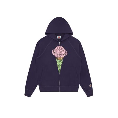 ICECREAM Cone Zip Through Hoodie Navy - Modra - Jopa s kapuco ICECREAM Cone Zip Through Hoodie Navy - Modra - Jopa s kapuco