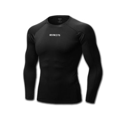 The Streets Longsleeve Compression Top Black - Črna - Kompresijska majica z dolgimi rokavi The Streets Longsleeve Compression Top Black - Črna - Kompresijska majica z dolgimi rokavi