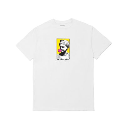 Pleasures Blow Tee White - Bela - Majica s kratkimi rokavi Pleasures Blow Tee White - Bela - Majica s kratkimi rokavi