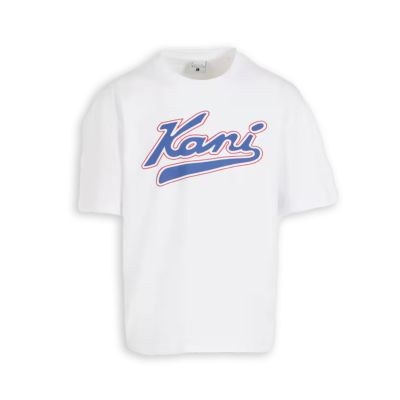 Karl Kani Varsity Print Tee White - Bela - Majica s kratkimi rokavi