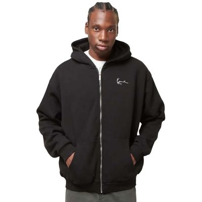 Karl Kani Chest Signature Essential Zip Hoodie Black - Črna - Jopa s kapuco Karl Kani Chest Signature Essential Zip Hoodie Black - Črna - Jopa s kapuco