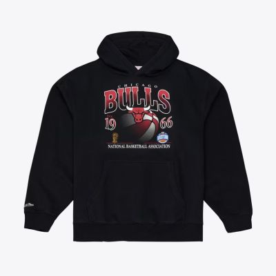 Mitchell & Ness NBA Street Graphics Core Hoodie Chicago Bulls - Črna - Jopa s kapuco Mitchell & Ness NBA Street Graphics Core Hoodie Chicago Bulls - Črna - Jopa s kapuco