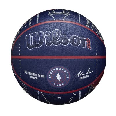 Wilson 2024 NBA All Star Collector Basketball Size 7 - Modra - Žoga Wilson 2024 NBA All Star Collector Basketball Size 7 - Modra - Žoga