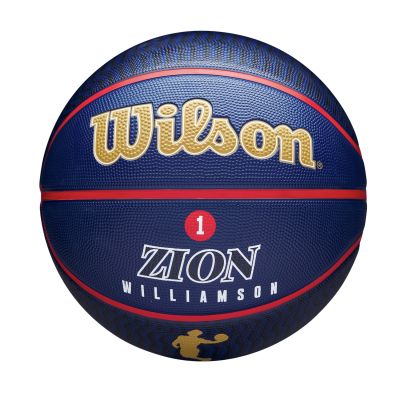 Wilson NBA Player Icon Outdoor Basketball Zion Size 7 - Modra - Žoga