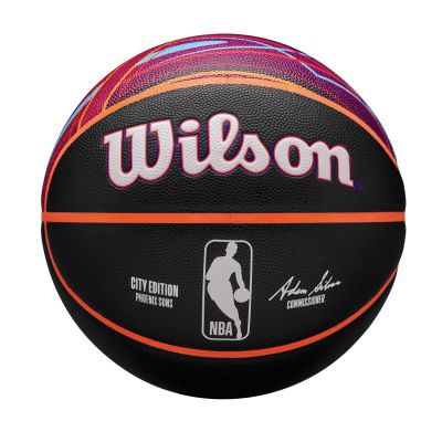 Wilson 2023 NBA Team City Collector Phoenix Suns Size 7 - Črna - Žoga Wilson 2023 NBA Team City Collector Phoenix Suns Size 7 - Črna - Žoga